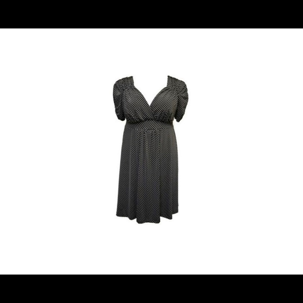 Kiyonna, Size 3, Polka Dot, Plus Size Maggie Dress